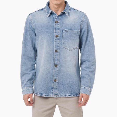 Camisaco Denim Gzuck Hombre New Zarlek Total Sky St. Xs