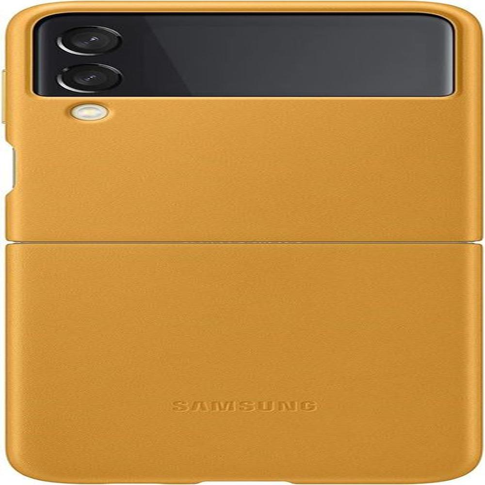 Case de Cuero Samsung Galaxy Z Flip 3 (Mostaza)