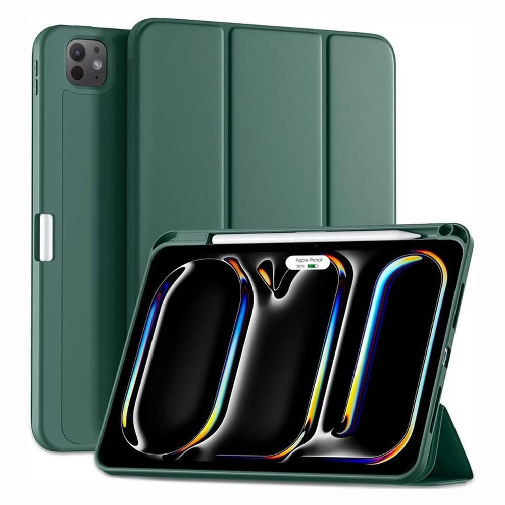 Funda Smart Case para iPad Pro 11 M4 (2024) - VERDE OSCURO