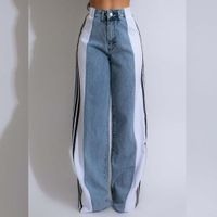 Pantalon Track Jeans Adibreak Blanco