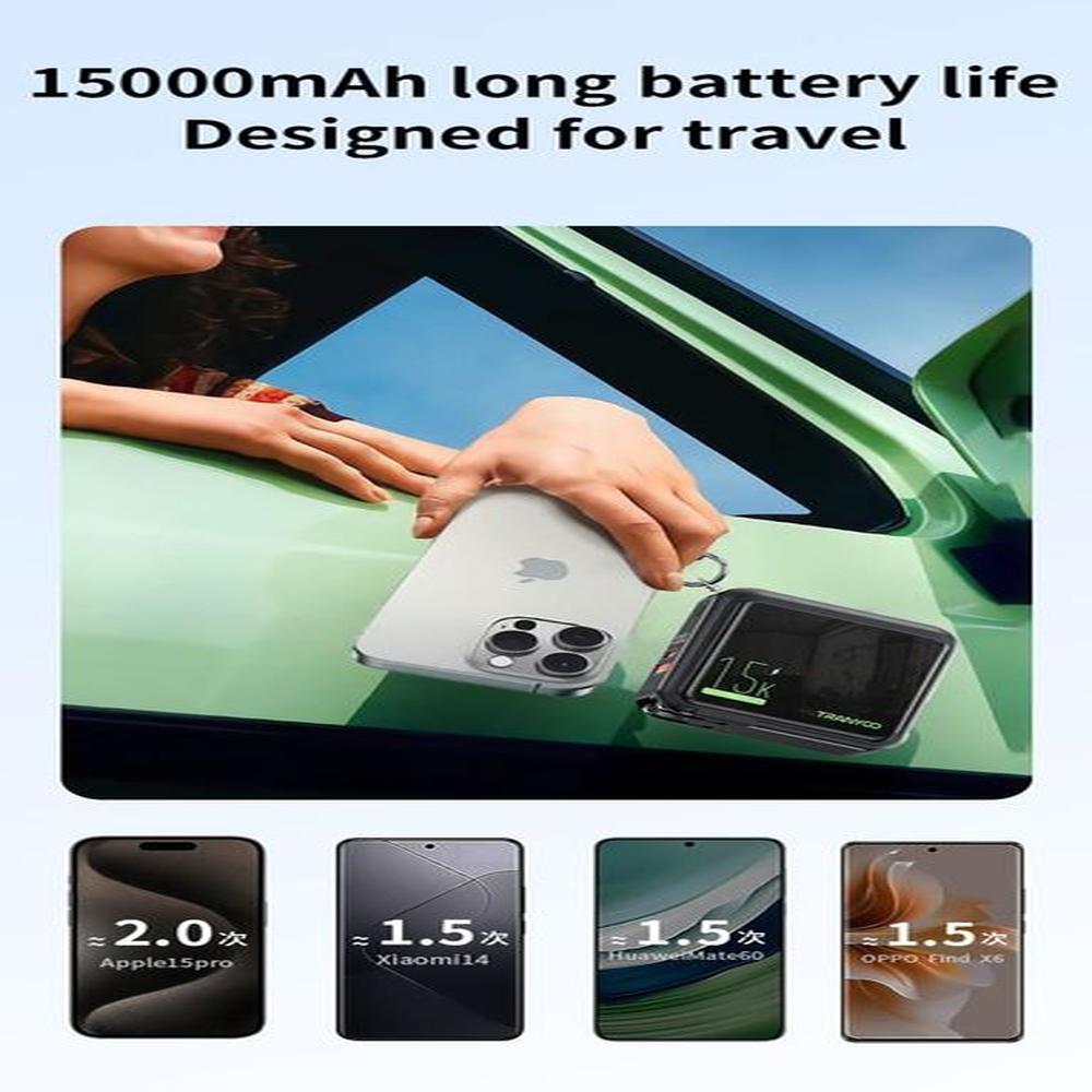 Tranyoo Power Bank 15000mAh Cargador Portatil