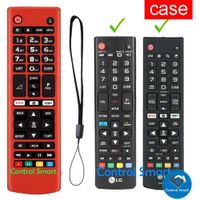 Funda para control lg akb cubre todo el control  - rojo