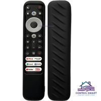 Funda Antideslizante Para Control TCL Máxima Protección Negro