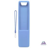 Funda  Antideslizante para Control Remoto Samsung Curvo – Celeste