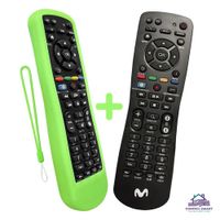 Control Remoto Movistar + Funda de Silicona Resistente y Cómoda