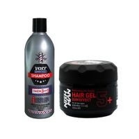 Shampoo 3 en 1 Voss + Gel Fijador Gum Effect Nishman 5+