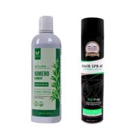 Shampoo Romero 500ml + Spray Fijador Capilar