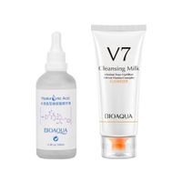 Serum Facial Ácido Hialurónico +Limpiador Facial de Leche v7.