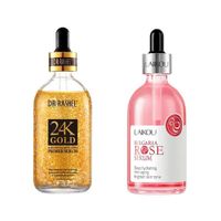 Suero Facial Antiarrugas 24k Oro + Serum Facial Bulgaria Rose