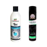 Shampoo Capilar Tre + Spray Fijador Capilar