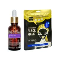 Aceite Facial de Vitamina E + Mascarilla Negra Hyaluronan