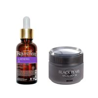 Aceite Facial Vitamina E + Mascarilla De Barro Perlas Negras