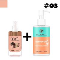 Pack Base Liquid All Matte 03 REVEL + Removedor 200 ml