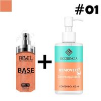 Pack Foundation Liquid Matte 01 REVEL + Removedor 200 ml
