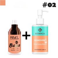 Pack Fundation Liquid 24 Hr 02 REVEL + Removedor 200 ml