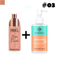 Pack Base Facial Matte Plus 03 REVEL + Removedor 200 ml