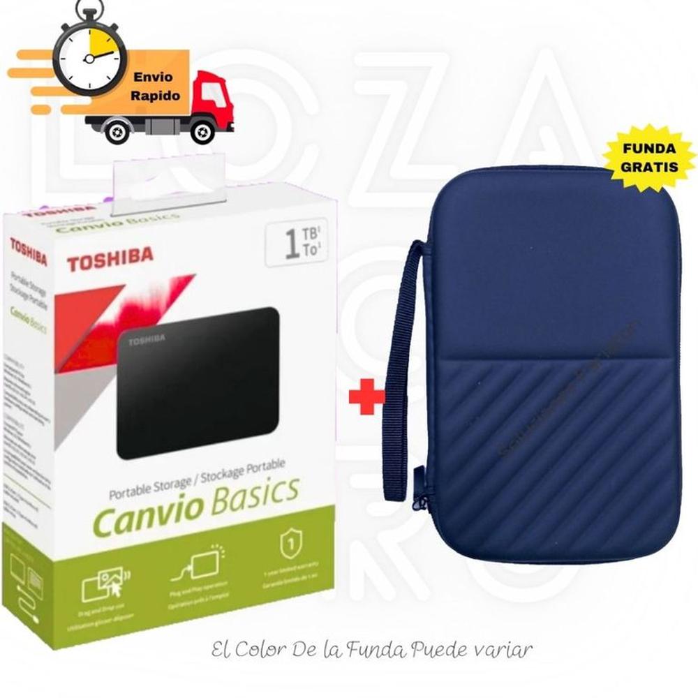 Disco Duro Externo Toshiba Canvio Basics 1 TB-Negro