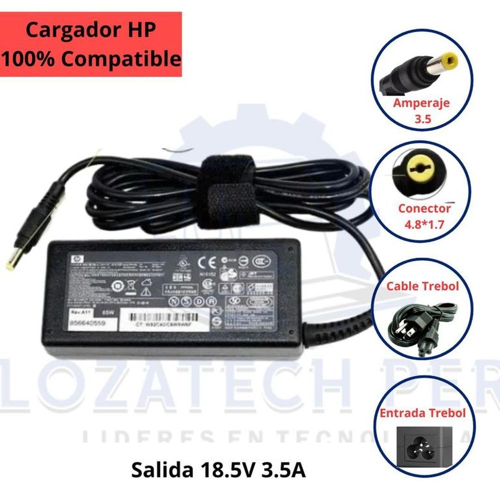 Cargador Para Laptop Compatible Con Hp 18-5v3- 5a