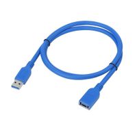 Cable Extensión USB 3-0 Macho a Hembra 1-5 Metros Azul