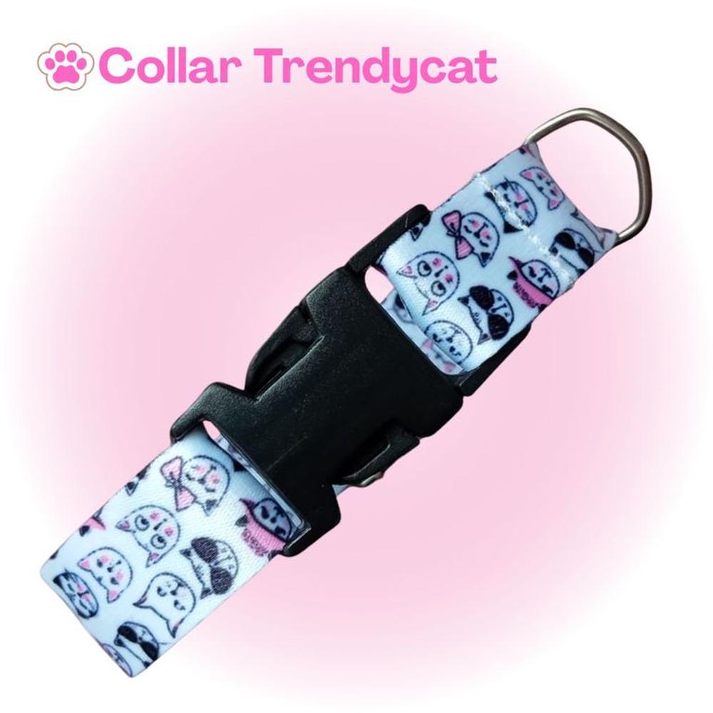 Collar mascotas regulable gato perro - TRENDY CAT