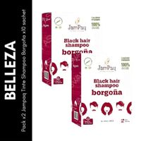 Pack x2 Jampaq Tinte Shampoo Borgoña x10 sachet