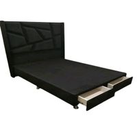 Dormitorio Spider 2 plazas con cajones delanteros - Negro