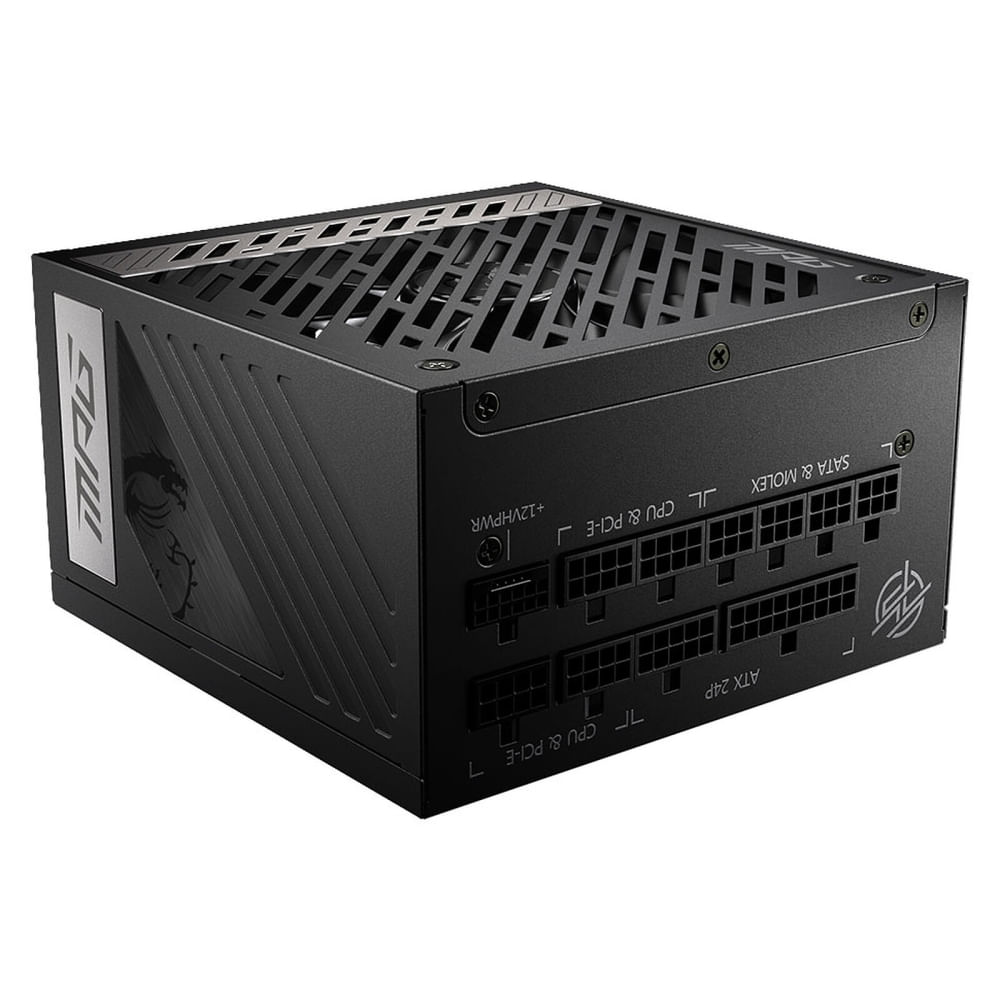 MSI MPG A1000G Fuente de Alimentación ATX12V/EPS12V 80 PLUS Gold - Eficiencia y Potencia para tu PC