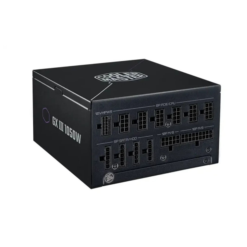 Fuente de Poder 1050W 80 Plus Gold Cooler Master GX III FM para Garantizar Estabilidad y Rendimient