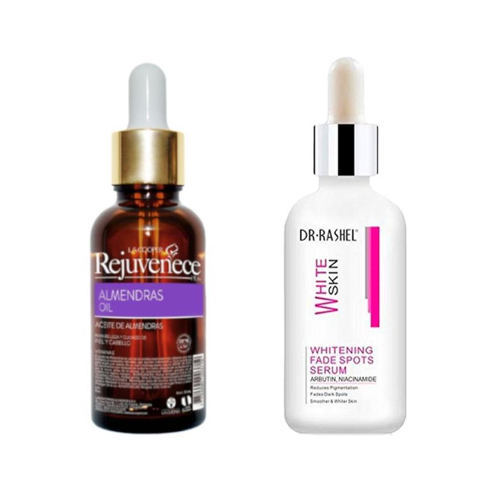 Aceite Facial de Vitamina E + Suero Blanqueadora de Manchas