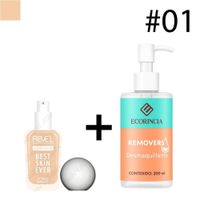 Pack Base Liquida Best Skin Ever 01 REVEL + Removedor 200 ml