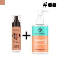 Pack Fundation Matte BB Liquid 08 REVEL + Removedor 200ml