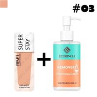Pack Fundation Super Stay 03 REVEL + Removedor 200 ml