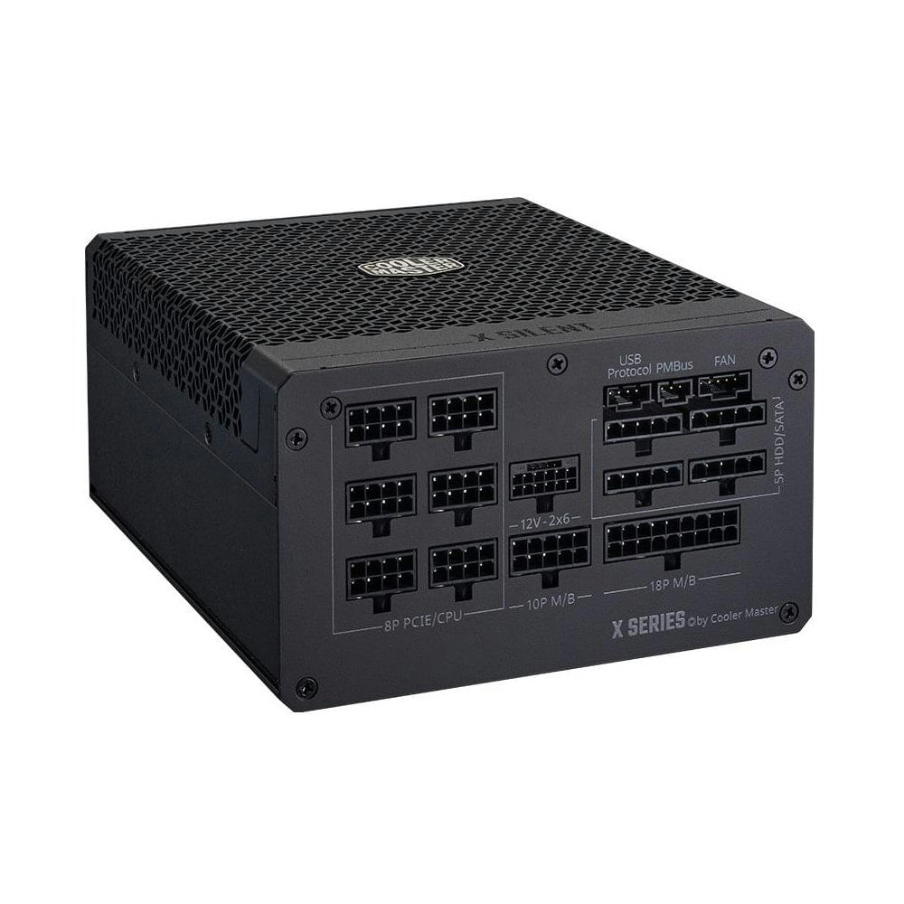 Fuente de Poder Cooler Master X Silent Edge Platinum 1100W - Eficiencia y Silencio en Tu PC