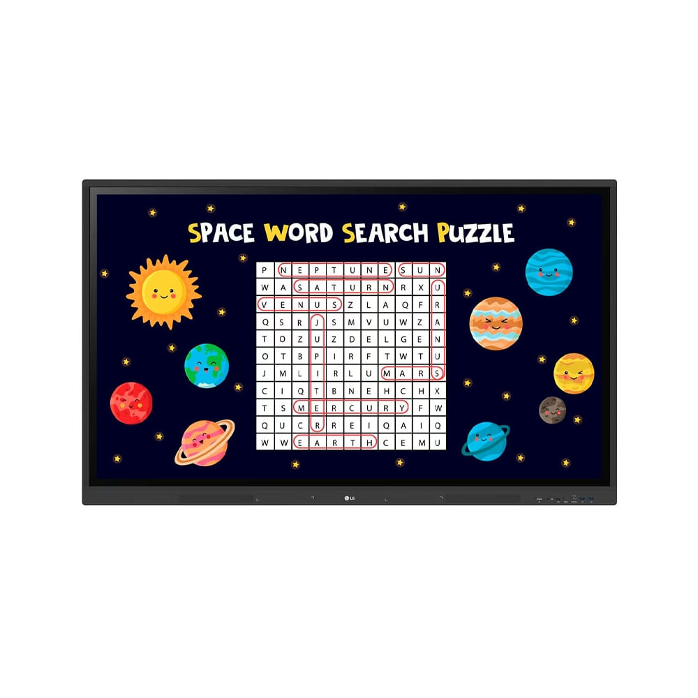 Pizarra Digital Interactiva LG 86"" UHD 86TR3DK con Android e IR - Ideal para Aulas y Reuniones