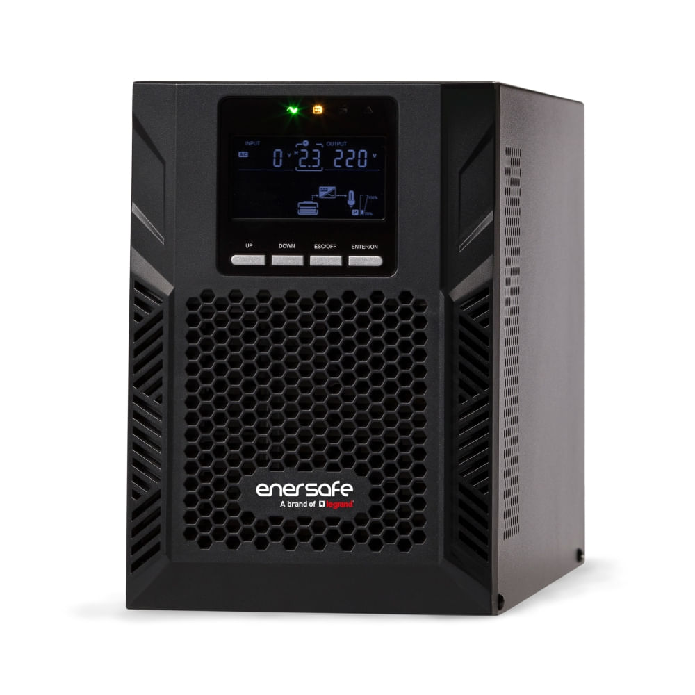 UPS Enersafe 1KVA 220V Online - Suministro Ininterrumpido de Energía 900W para Protección Total