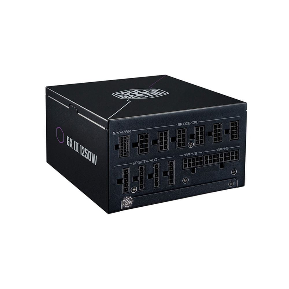 Fuente de Poder Cooler Master GX3 1250W Gold ATX 3.0 - Alto Rendimiento y Eficiencia Energética