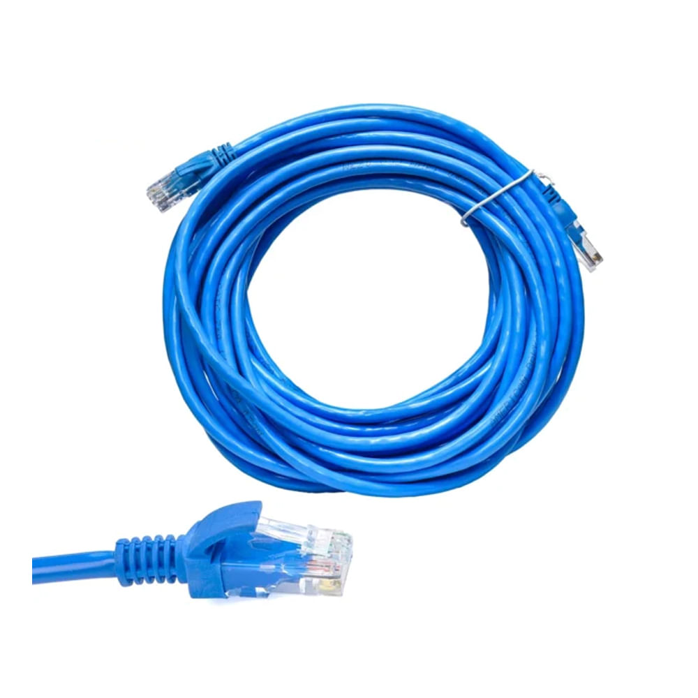Cable de Red Patch Cord Cat 6 CABLETIME de 20m - Alta Velocidad y Conectividad Estable