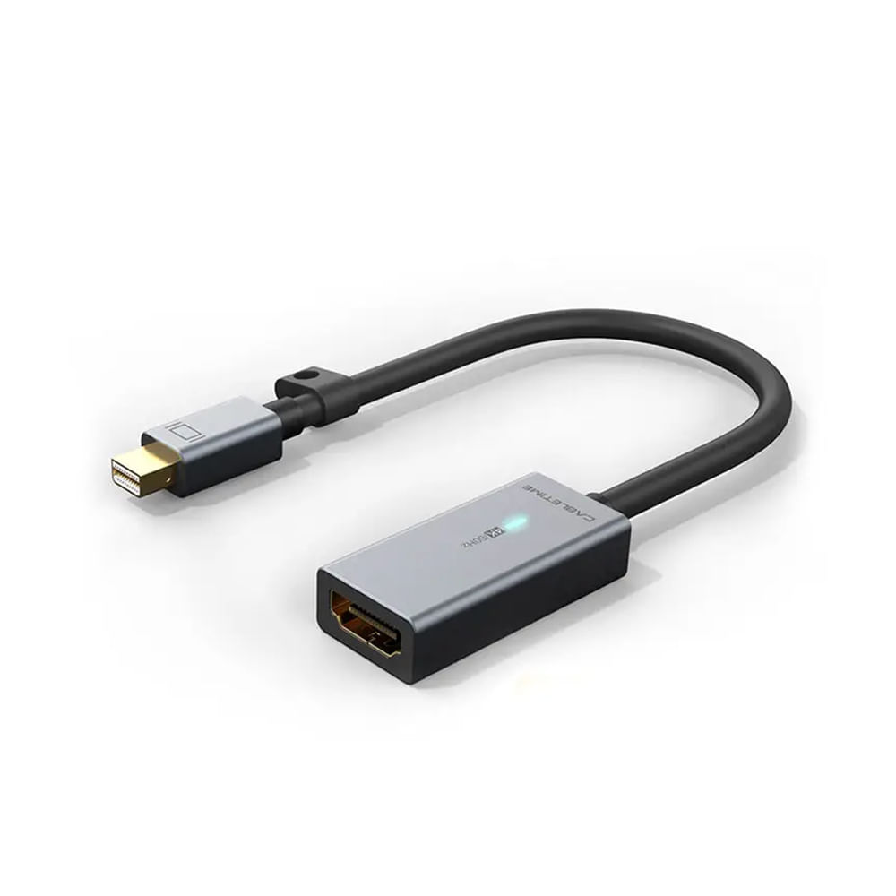 Adaptador Mini DP a HDMI CABLETIME CP26A 4K 30Hz - Conexión Rápida y Alta Definición, 1.8m