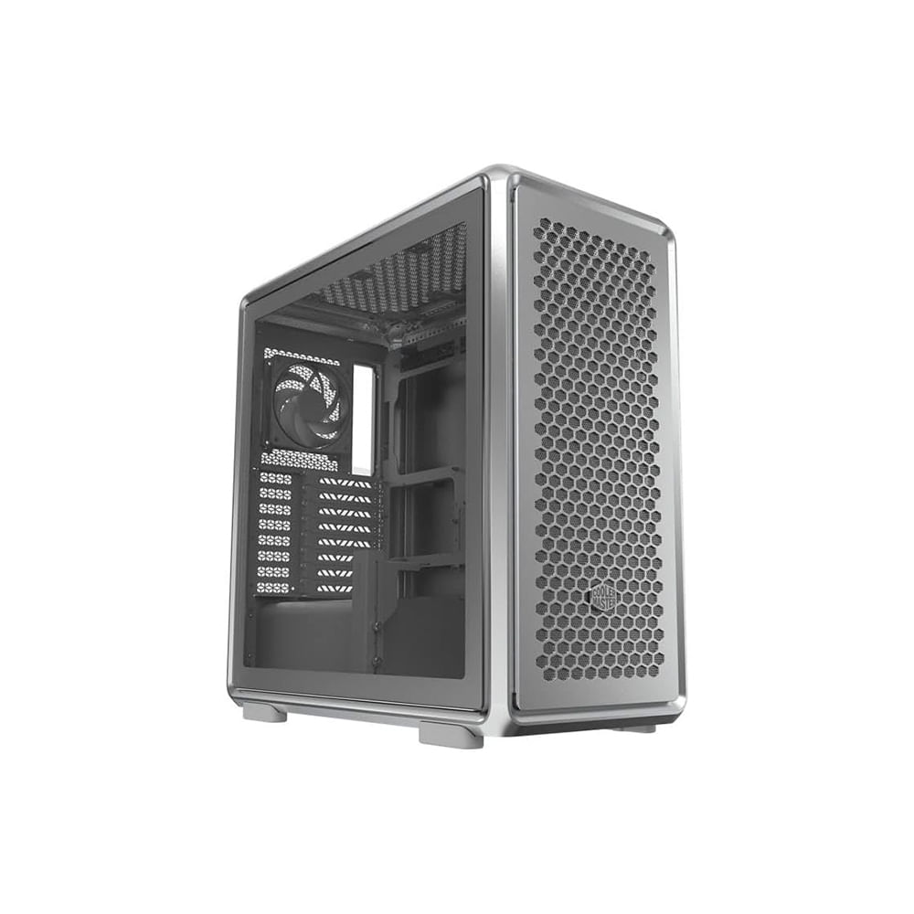Case Mid Tower Cooler Master Frame 600 Plata - Diseño Moderno y Amplio Espacio para Gaming