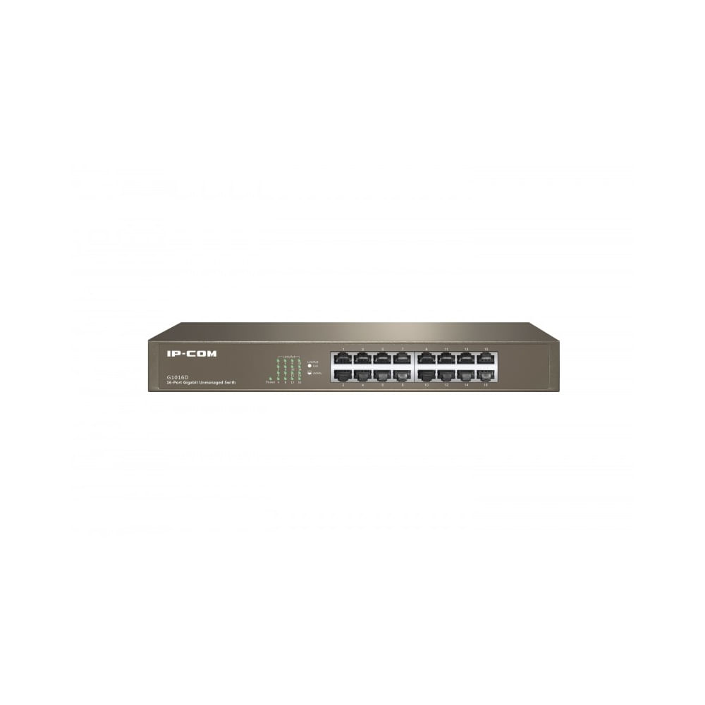 Conmutador IPCOM G1024D de 24 Puertos Gigabit 10/100/1000 Mbps para Redes Estables y Rápidas