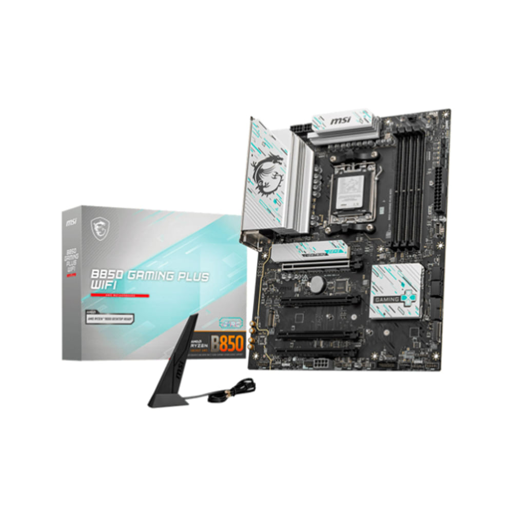 Placa Base MSI B850 Gaming Plus WiFi - Rendimiento Óptimo para Gamers, Conectividad Avanzada