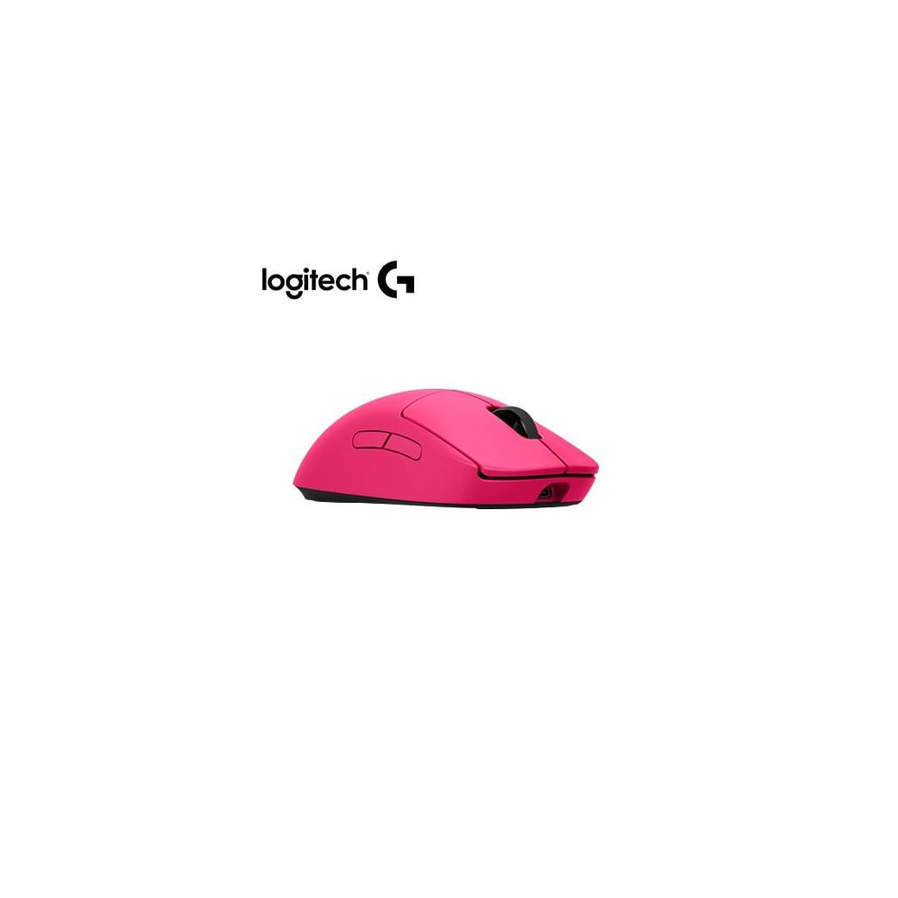 Mouse Logitech G Pro 2 Wireless Hero 2, 44K, RGB Magenta, Conectividad LIGHTSPEED y LIGHTSYNC