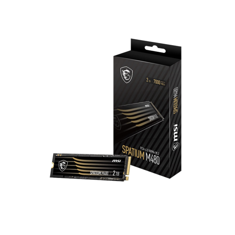 SSD M.2 PCIe 1TB MSI Spatium M480 Pro: Velocidad y Rendimiento Superior para tu PC