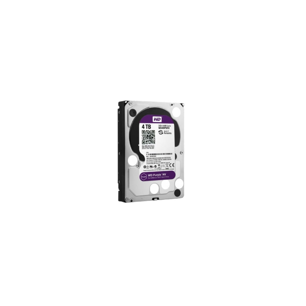 Disco Duro WD Purple de 4TB SATA - Almacenamiento Ideal para Vigilancia y Seguridad