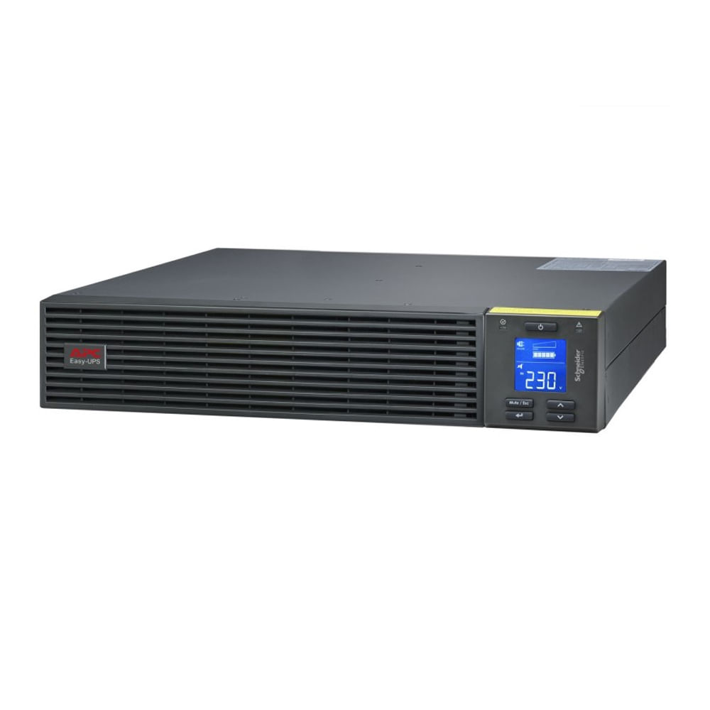 APC Easy UPS SRV1KRI 1kVA/800W - UPS en línea 2U montable con AVR, 4h recarga, salida monofásica
