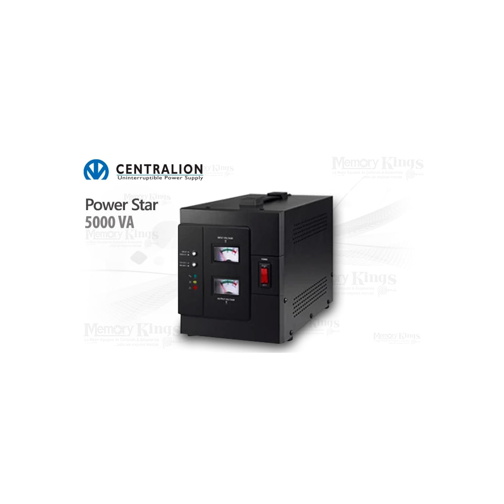 Estabilizador de energía Centralion 5000VA (3000W) para máxima protección y estabilidad eléctrica