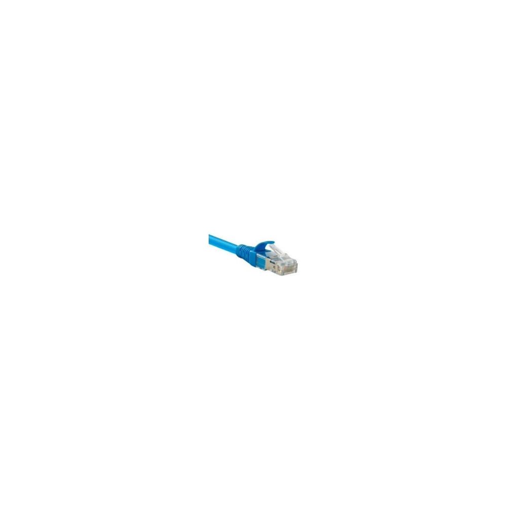 Cable de red Nexxt Solutions Cat6A S/FTP 3m RJ-45 apantallado en gris y azul - Alta velocidad