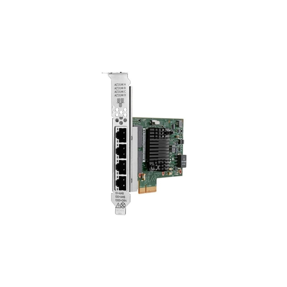 Tarjeta de red HPE BCM5719 Gigabit Ethernet 4 puertos PCIe, 1000Base-T, 1 Gbit/s, ideal para servid