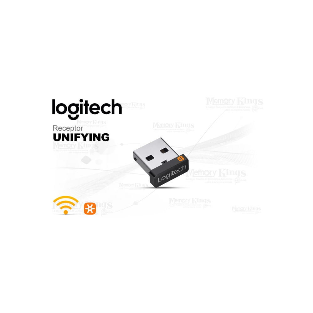 Receptor Logitech USB Unifying - Conexión inalámbrica confiable para múltiples dispositivos
