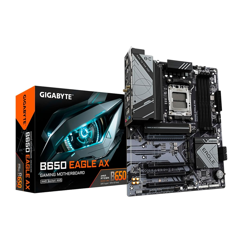 Placa base Gigabyte B650 Eagle AX DDR5 ATX: alto rendimiento y conexión WiFi integrada
